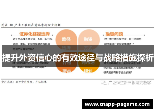提升外资信心的有效途径与战略措施探析