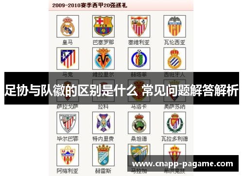 足协与队徽的区别是什么 常见问题解答解析 足协与队徽的区别是什么 常见问题解答解析