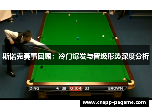 斯诺克赛事回顾:冷门爆发与晋级形势深度分析 斯诺克赛事回顾:冷门爆发与晋级形势深度分析